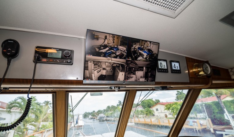 63 Hatteras Engine Room Cameras