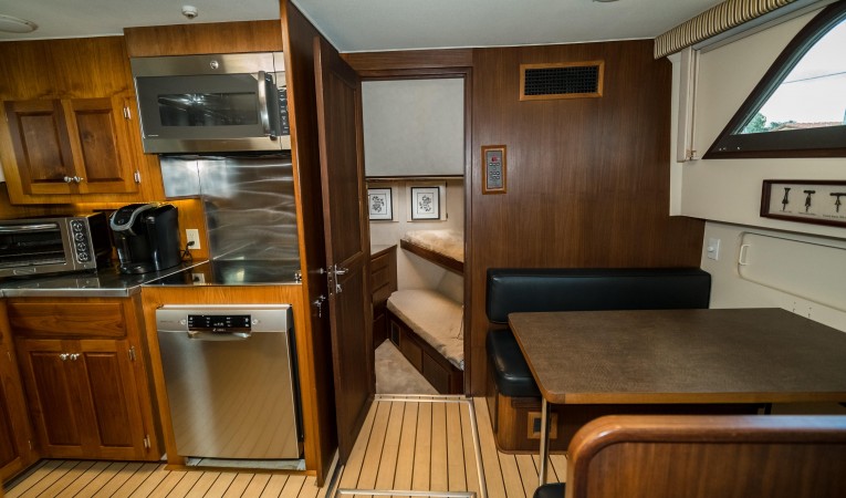 63 Hatteras Lower Deck Forward