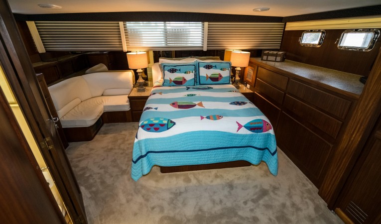 63 Hatteras Master Stateroom 1