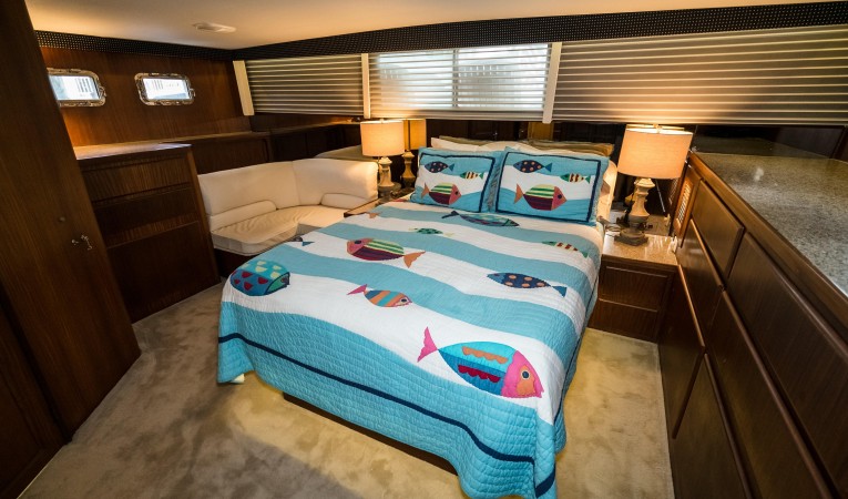 63 Hatteras Master Stateroom 2
