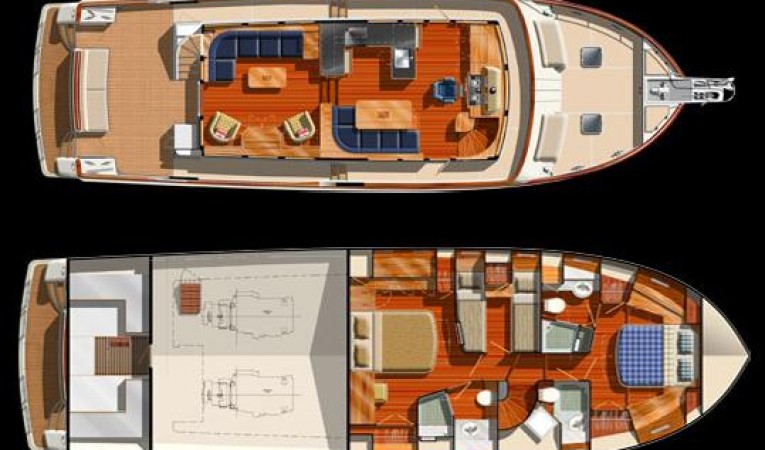 59 Grand Banks Manufacturer Provided Image: Standard arrangement.