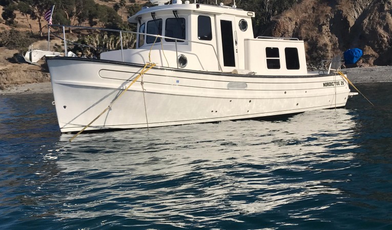 26 Nordic Tugs At Anchor in Catalina