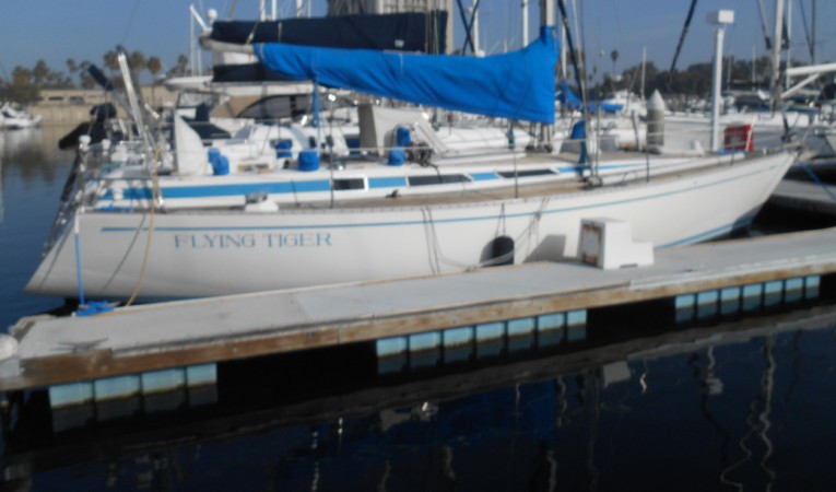 37 Nautor Swan In the slip