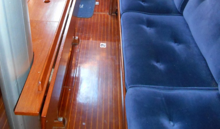 37 Nautor Swan Port settee looking aft
