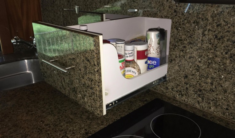 64 Hatteras Pull Out Pantry