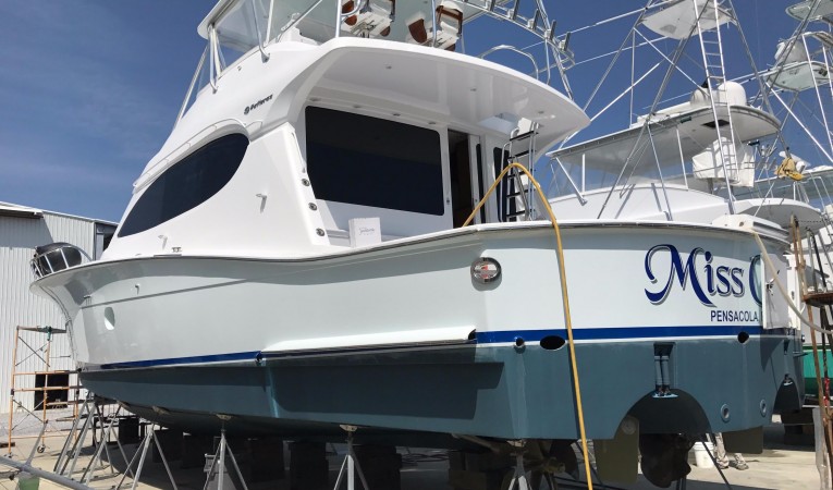 64 Hatteras April 2017 Haul Out