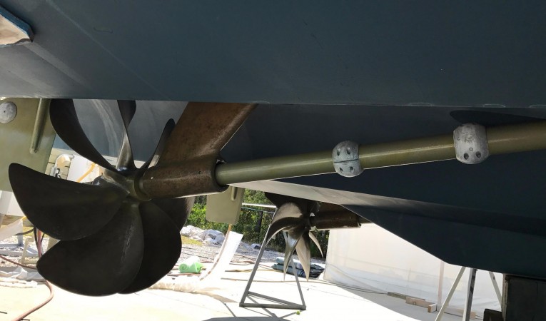 64 Hatteras Prop Speed