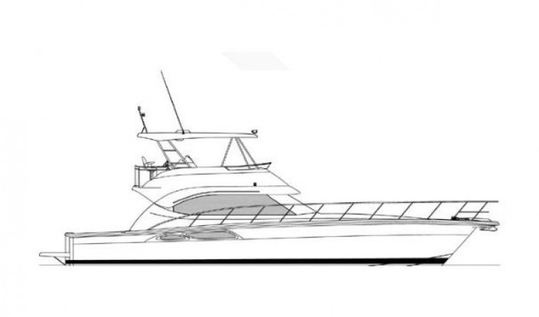 51 Riviera 51 Riviera Profile Drawing