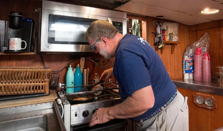 61 Abeking & Rasmussen Efficient Galley