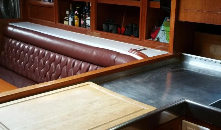 61 Abeking & Rasmussen Cutting Board and Settee