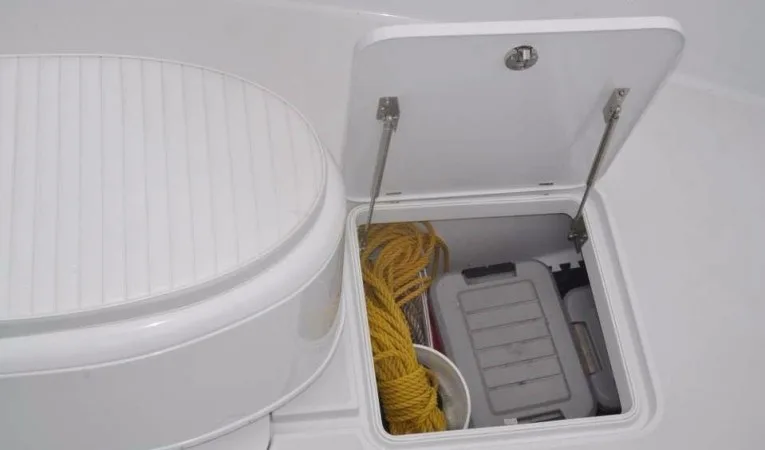 36 Yellowfin Forward Dry Storage Hatch