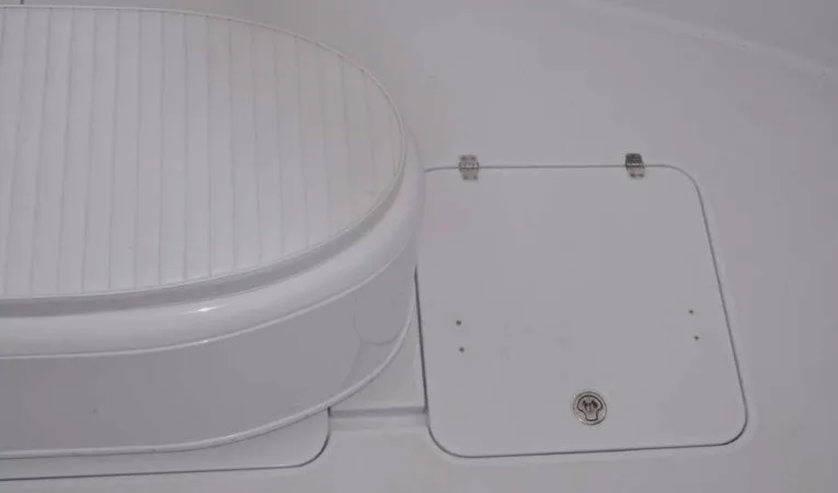 36 Yellowfin Forward Dry Storage Hatch