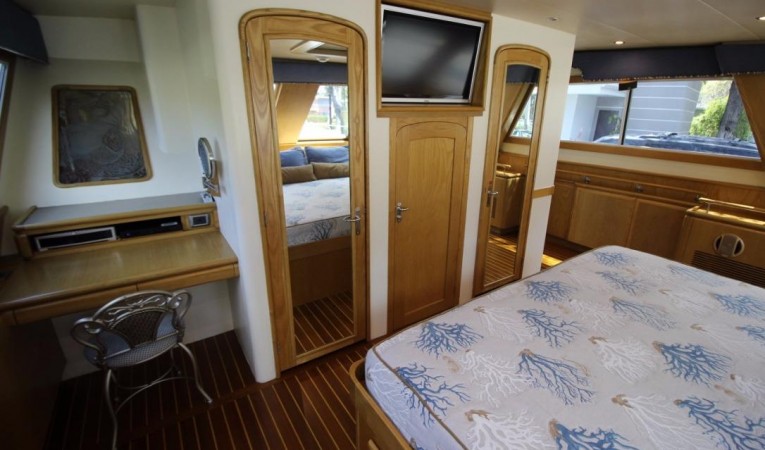 81 Huckins On deck master stateroom
