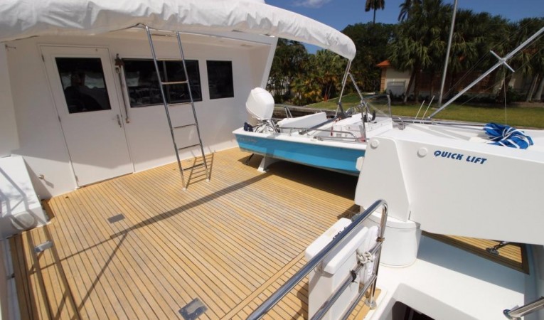 81 Huckins Boat deck