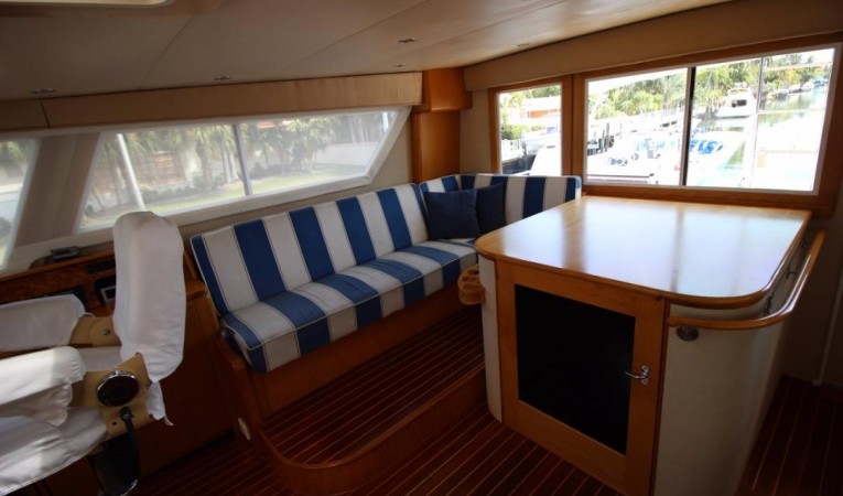 81 Huckins Enclosed bridge