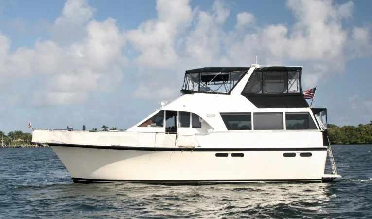 48 Ocean Yachts Port Side Profile