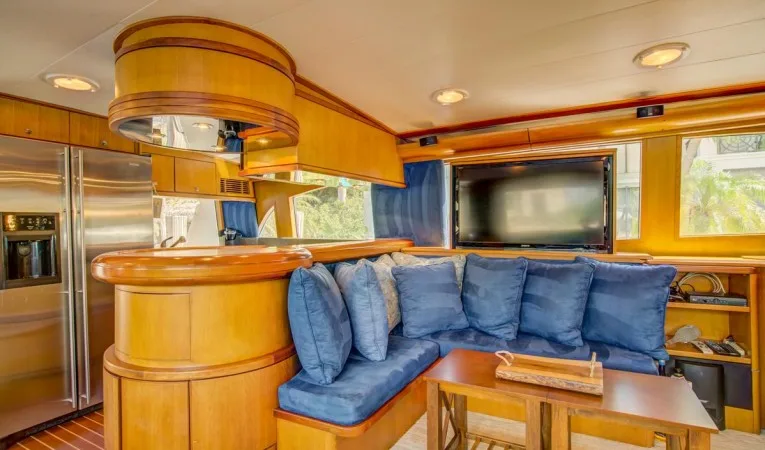 76 Palmer Johnson Hidden TV