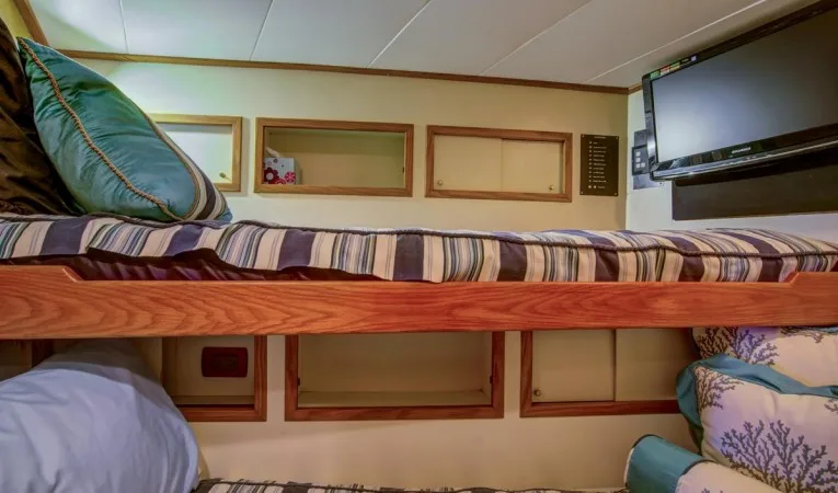76 Palmer Johnson Bow Crew Bunks