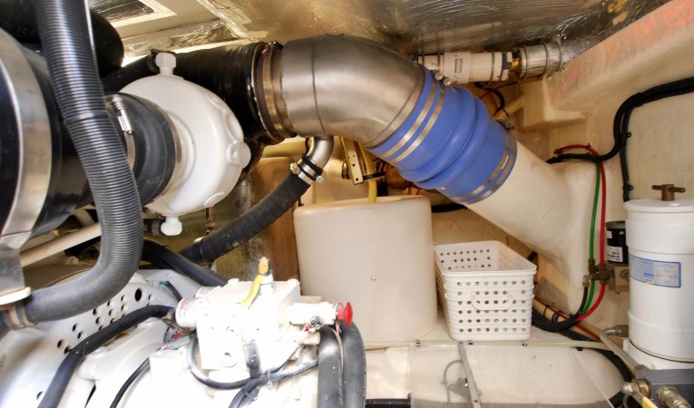 51 Riviera Starboard Exhaust