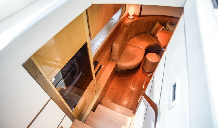 62 Pershing Lower Cabin Stairwell