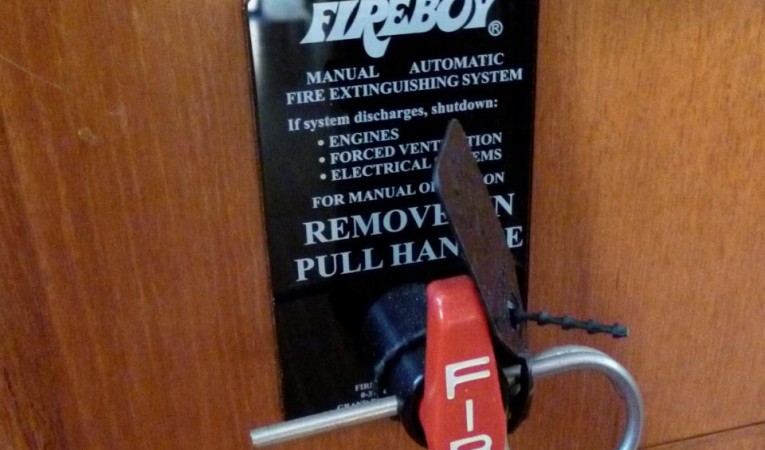 59 Grand Banks Fireboy - Fire System Emergency Control