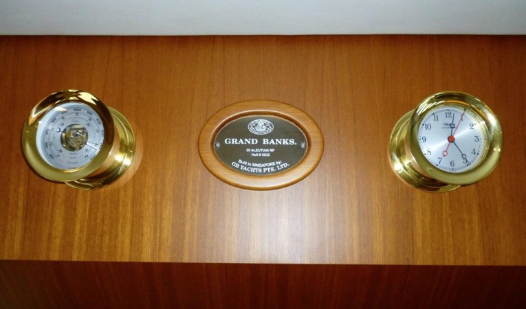 59 Grand Banks Clock & Barometer