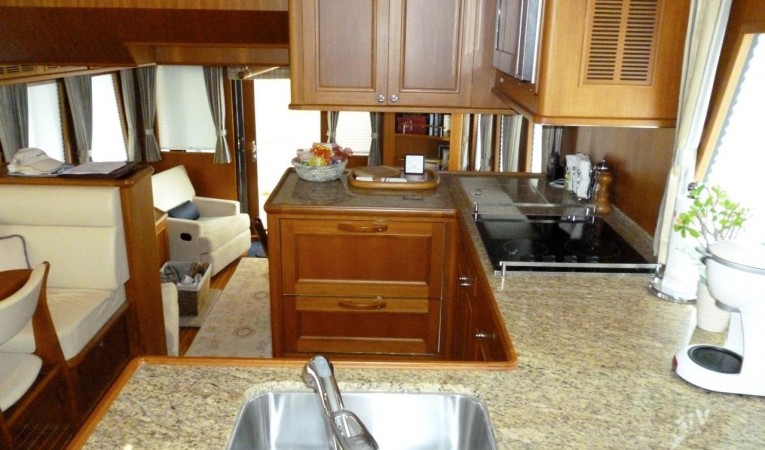 59 Grand Banks Galley looking aft