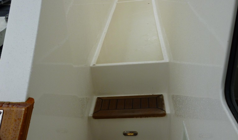 59 Grand Banks Port Side Deck looking forward