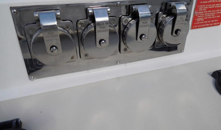 59 Grand Banks Forward Deck Power Inlets