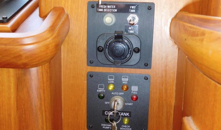 59 Grand Banks Windlass Controls and Tank Monitors
