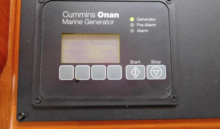 59 Grand Banks Generator Controls