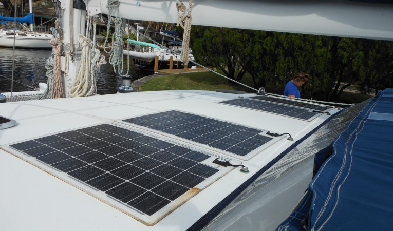 47 Lagoon solar panels