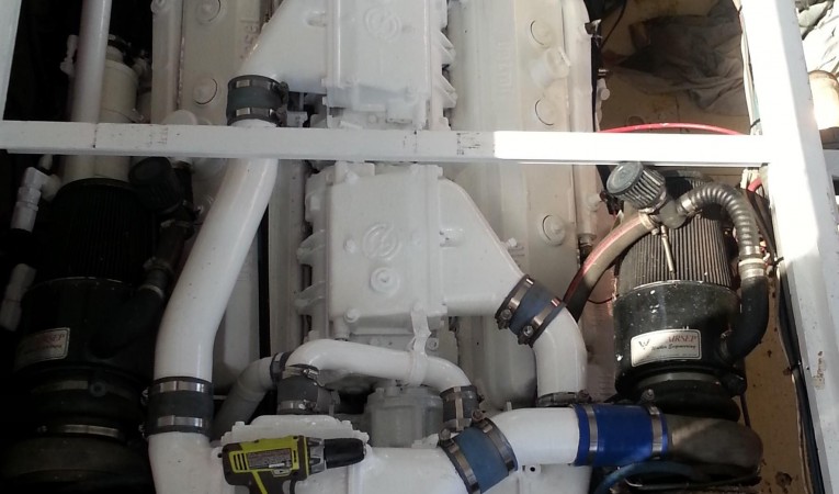 53 Hatteras Clean Engines