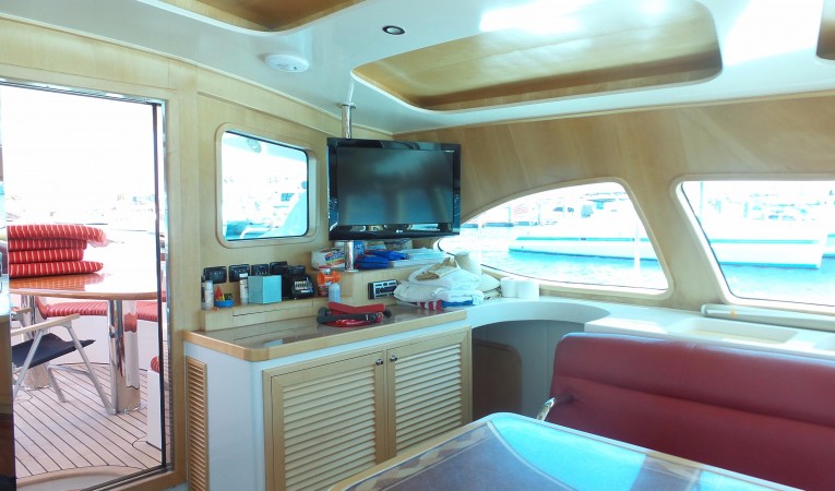 50 Prout International Fridge/Freezer and entertainment