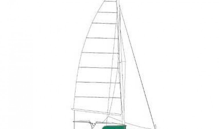 44 Lagoon Manufacturer Provided Image: Sail Plan