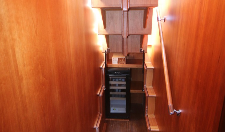 66 Vicem wine cooler under stairs