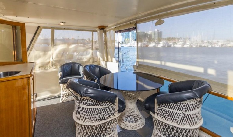 48 Californian Aft Upper Cockpit looking aft