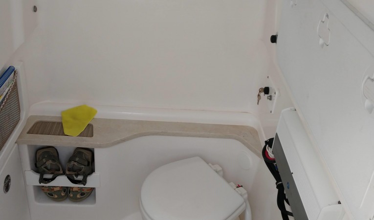 27 Everglades Electric Head w/Macerator