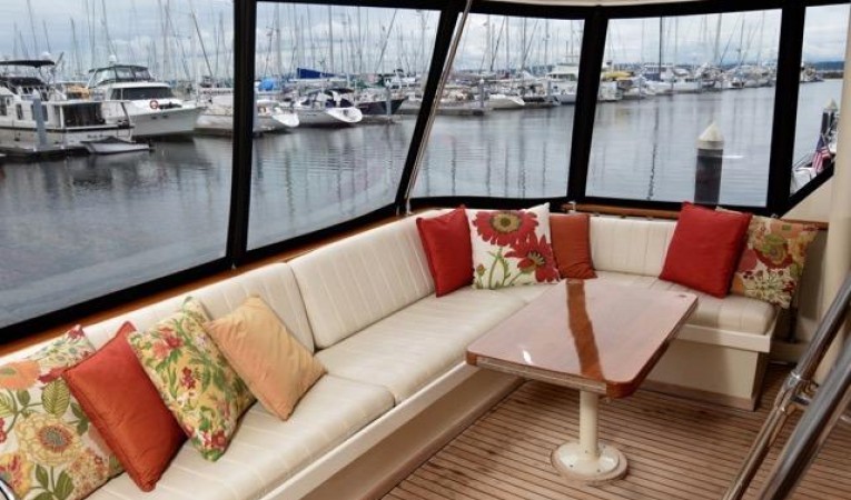 58 Hatteras Enclosed aft deck