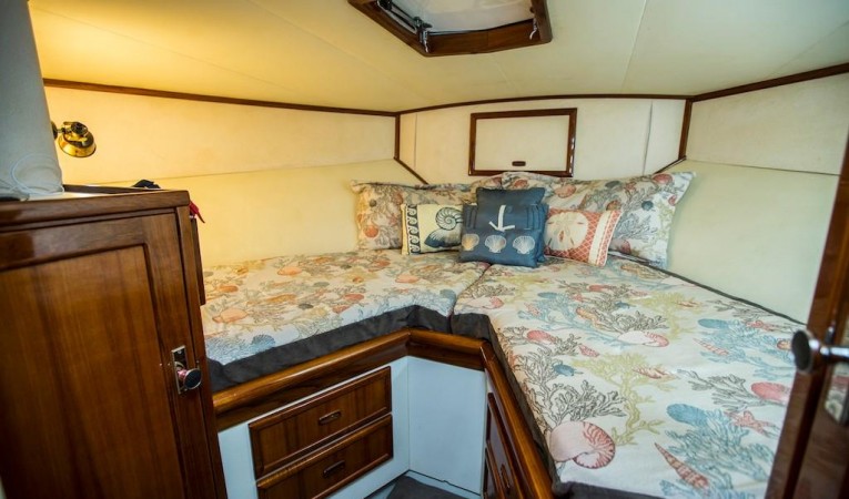 46 Bertram Forward V Berth Stateroom