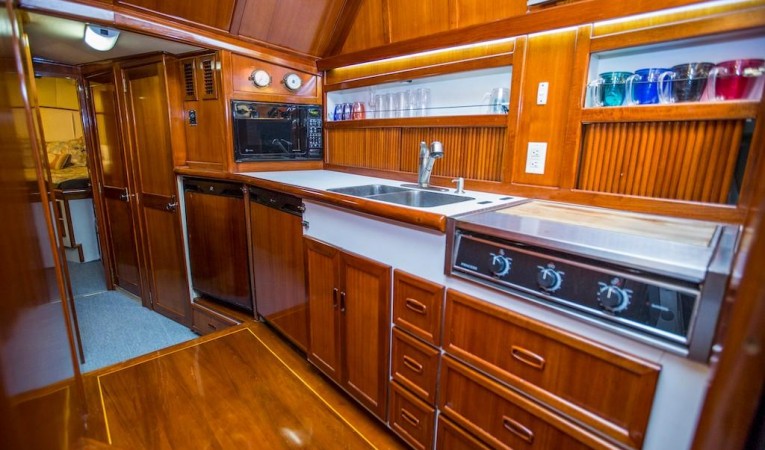 46 Bertram Starboard Galley