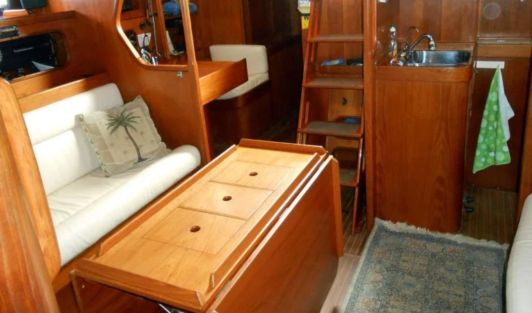 43 Nautor Swan Salon looking aft