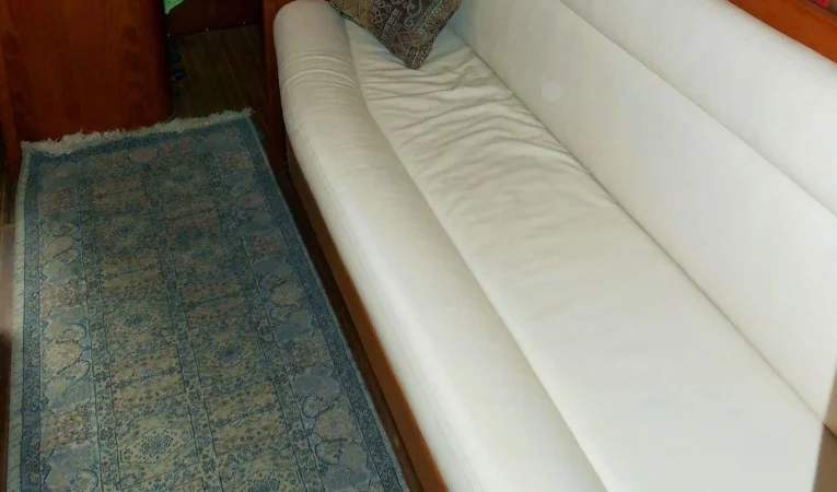 43 Nautor Swan Port settee looking aft to galley