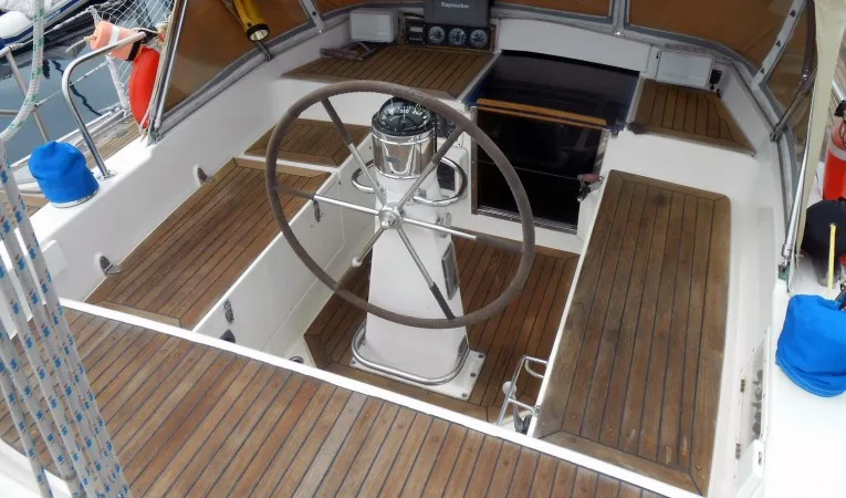 43 Nautor Swan Cockpit and dodger