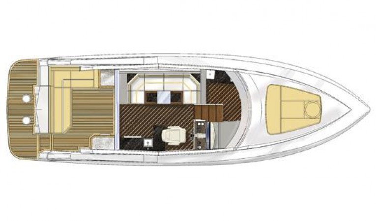 41 Cruisers Yachts Deck Layout