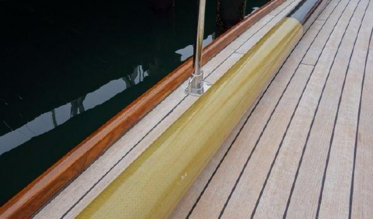 49 POTTER DESIGN Carbon Pole w Kevlar Chafe Guard