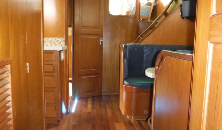 56 Hartman-Palmer steps down to the galley and then down to the VIP stateroom