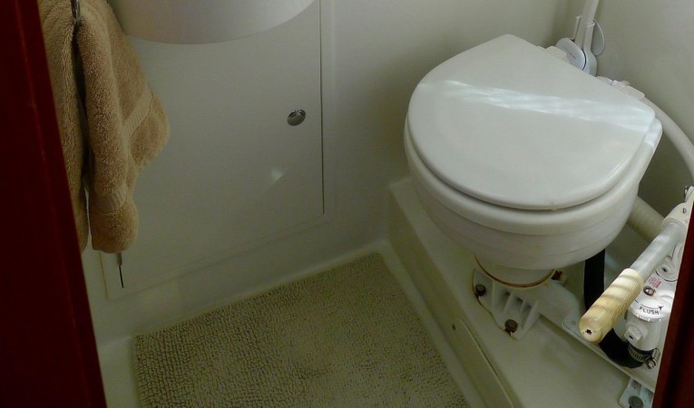 46 Outbound Large head & separate stall shower