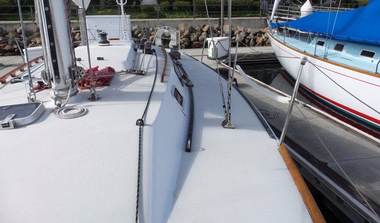 37 Express Port side deck