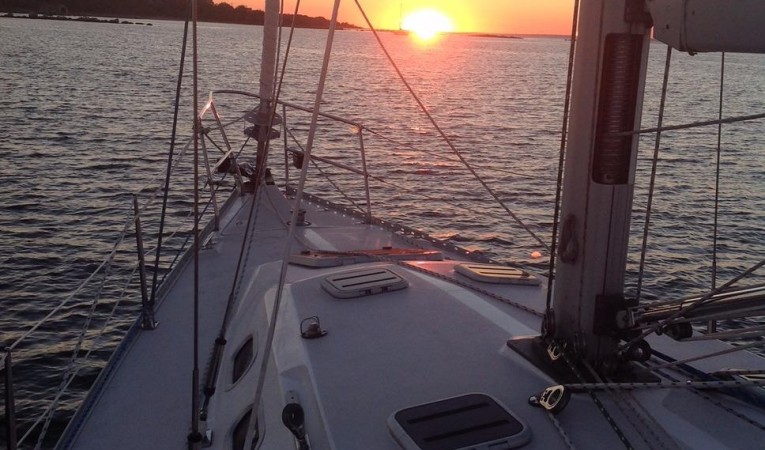 40 Catalina Sailing during the sunset